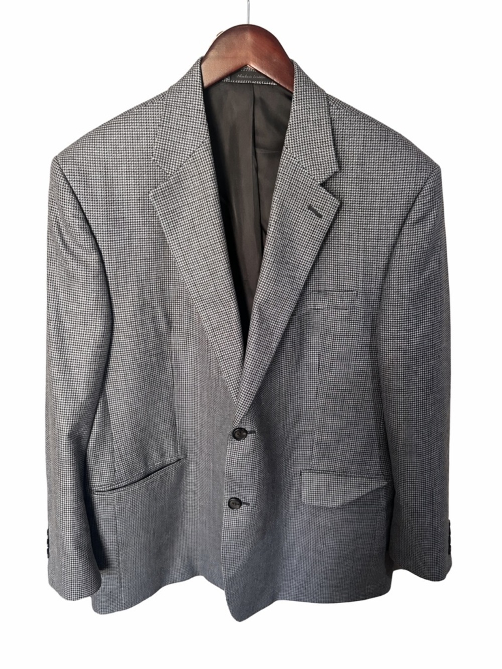 Lauren Ralph Lauren Men's Gray Patterned Sport Coat - Classic Two-Button Blazer